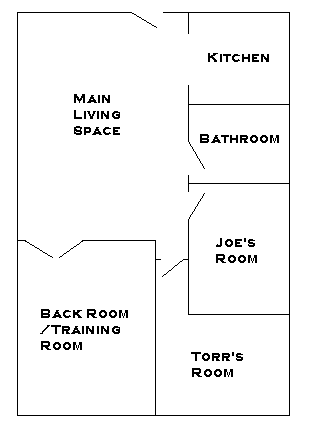 Joe and Torr's apartment